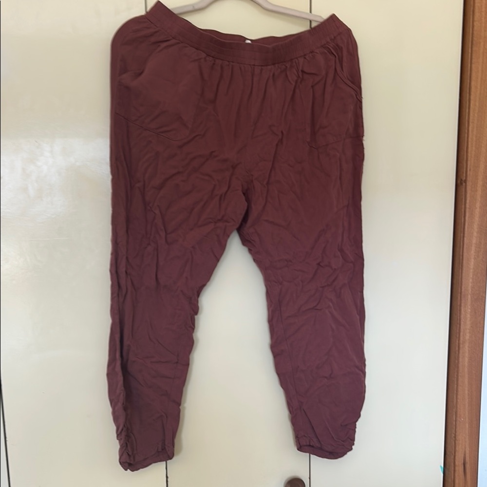 Casual Maroon Pants